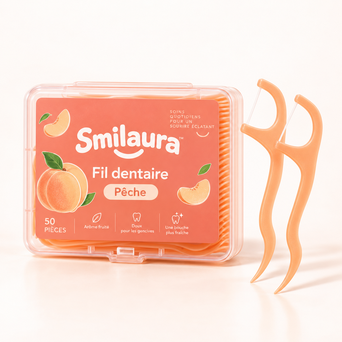 Smilaura Fil - (Fil dentaire aromatisé)