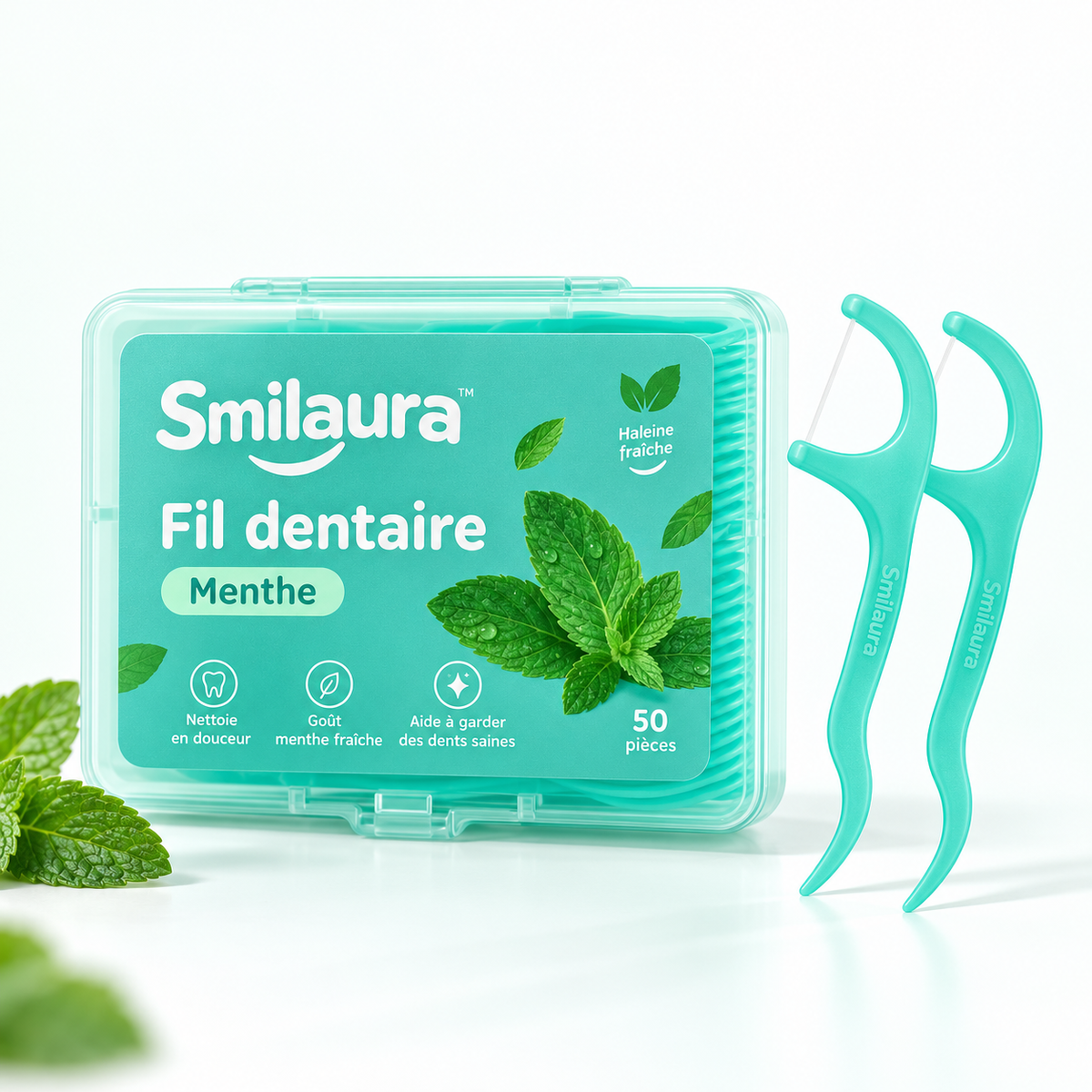 Smilaura Fil - (Fil dentaire aromatisé)