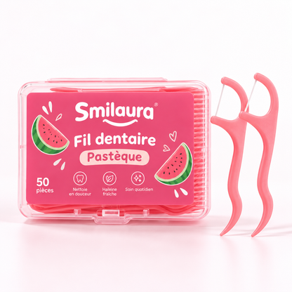 Smilaura Fil - (Fil dentaire aromatisé)