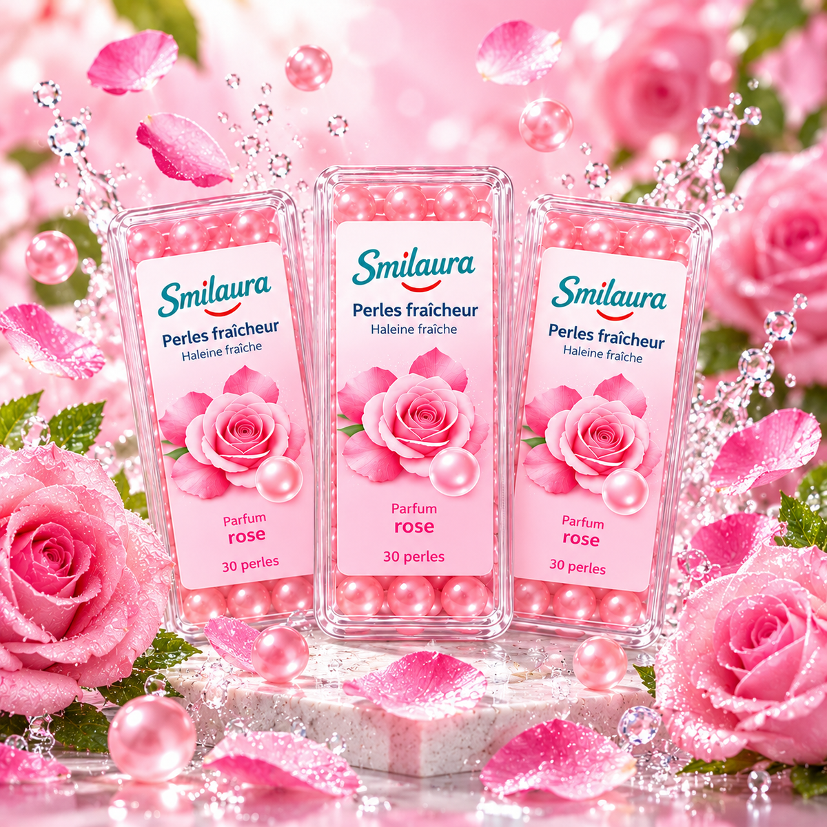 Smilaura Pearl - (Perles de fraîcheur pour haleine fraîche)