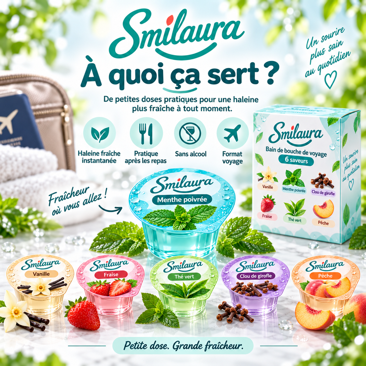 Smilaura Bath - (Bain de bouche de voyage)