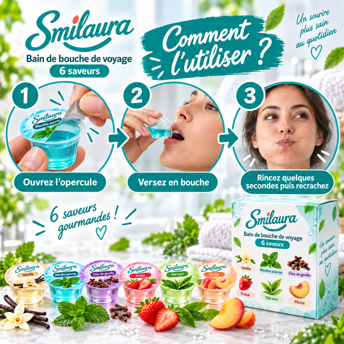 Smilaura Bath - (Bain de bouche de voyage)