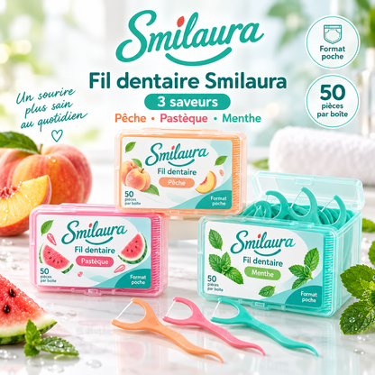 Smilaura Fil - (Fil dentaire aromatisé)